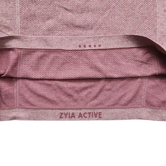 ZYIA Women's Heathered Tank Top - Mauve - Picture 4 of 4